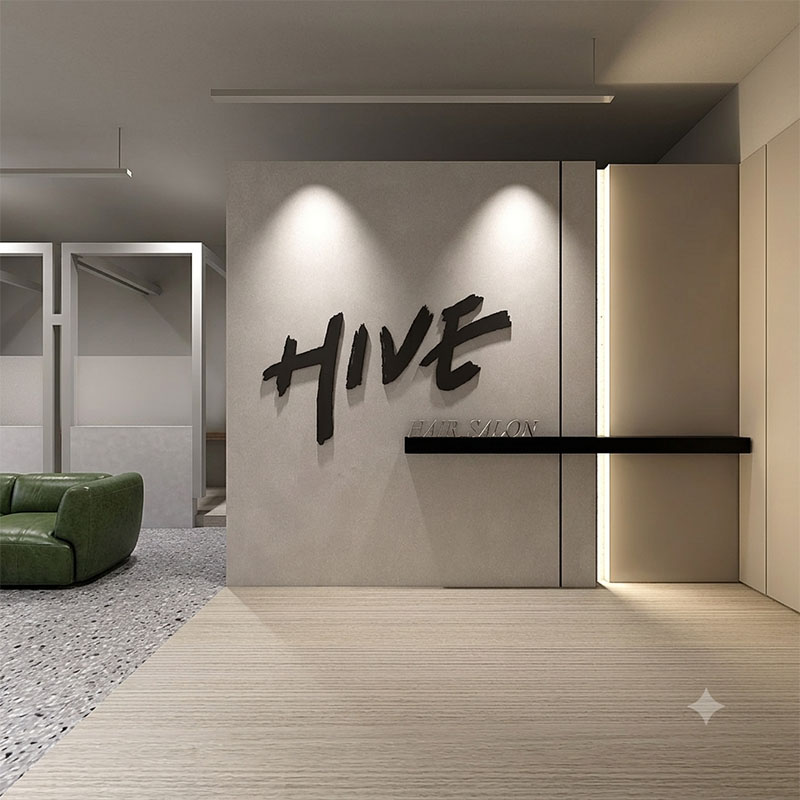 【商業空間設計】HIVE HAIR SALON 美髮沙龍